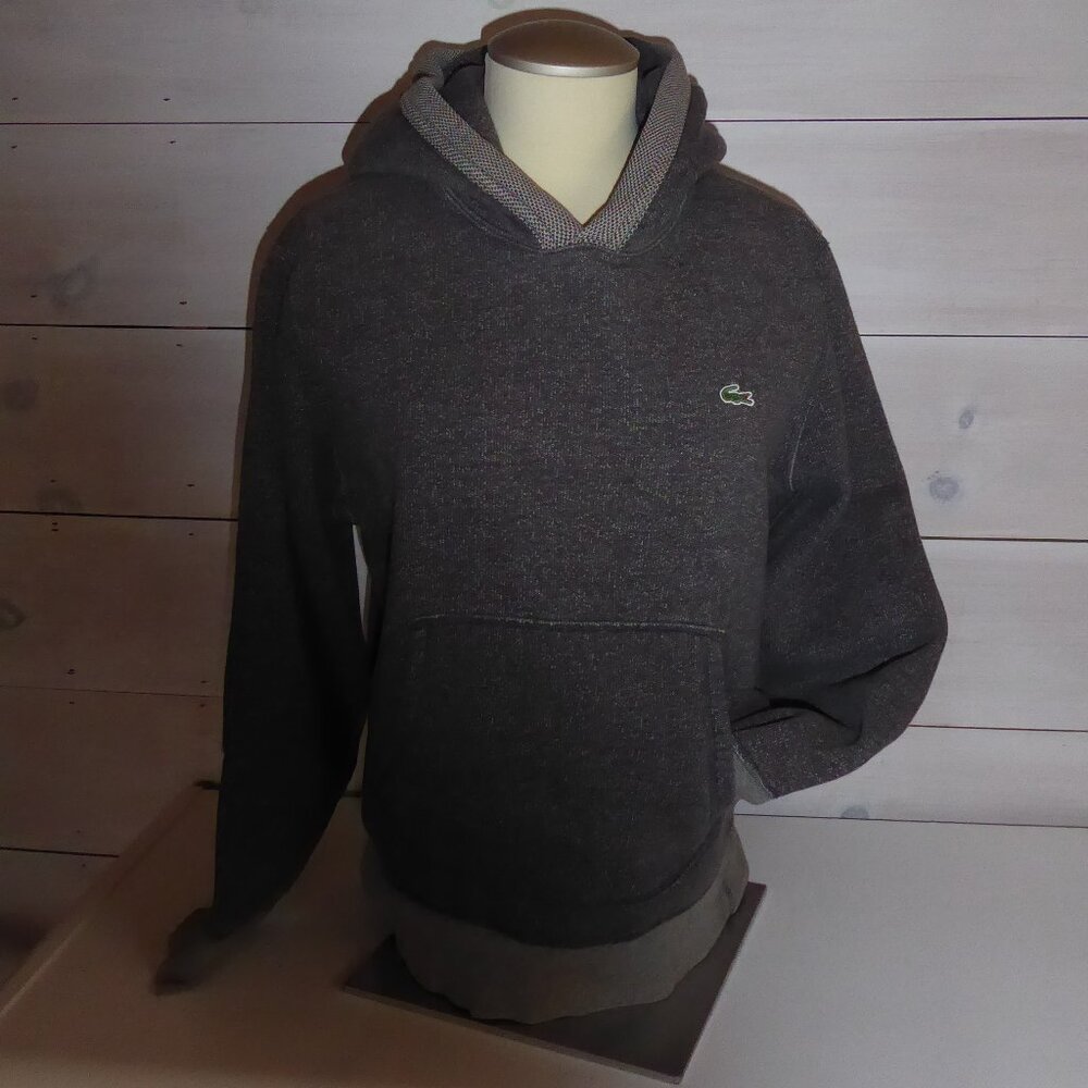 Ladies Lacoste Hoody - Kangaroo style front with hood -M